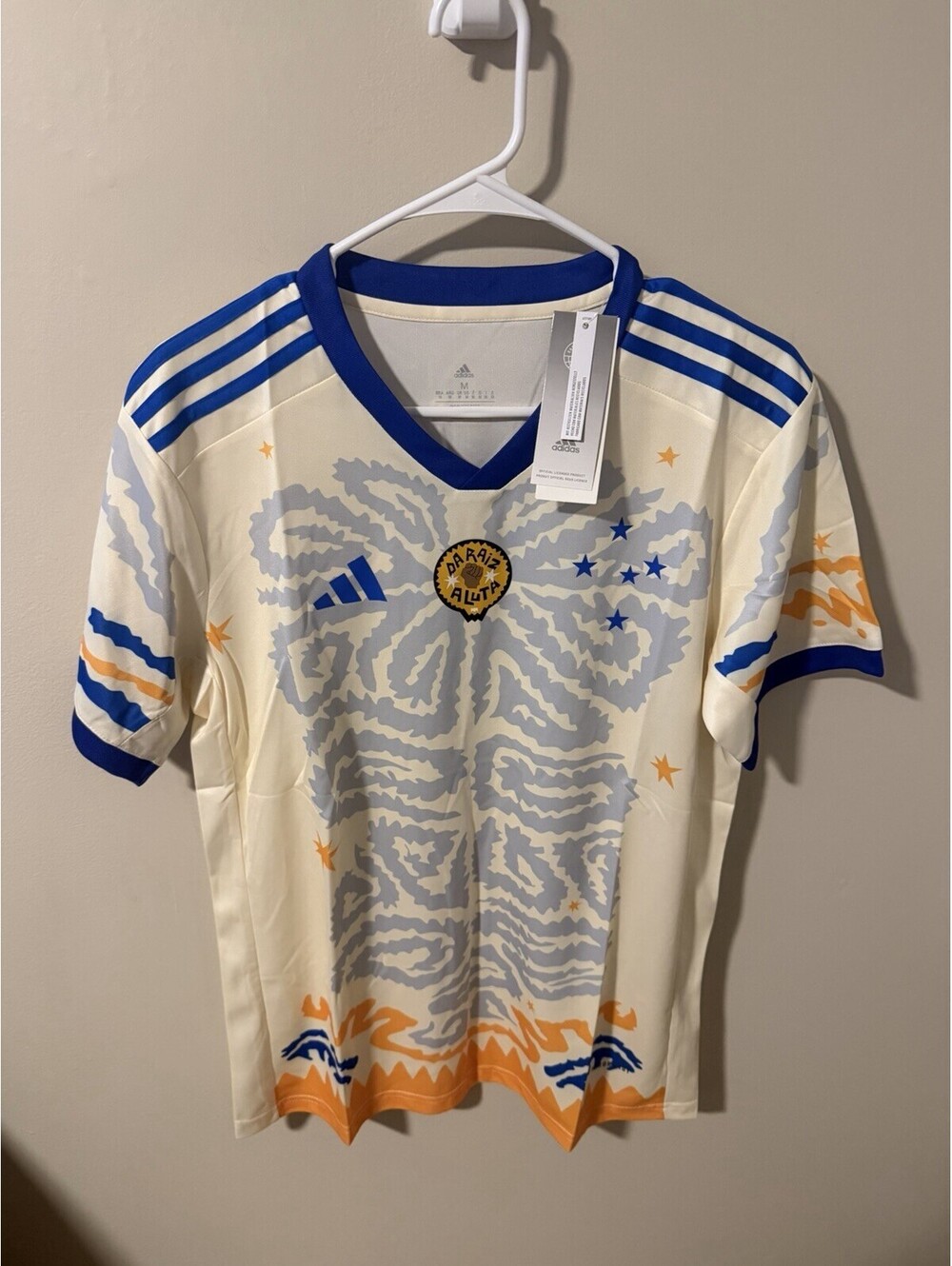 Adidas Cruzeiro 2023 Black Awareness Day Special Edition Jersey Size M